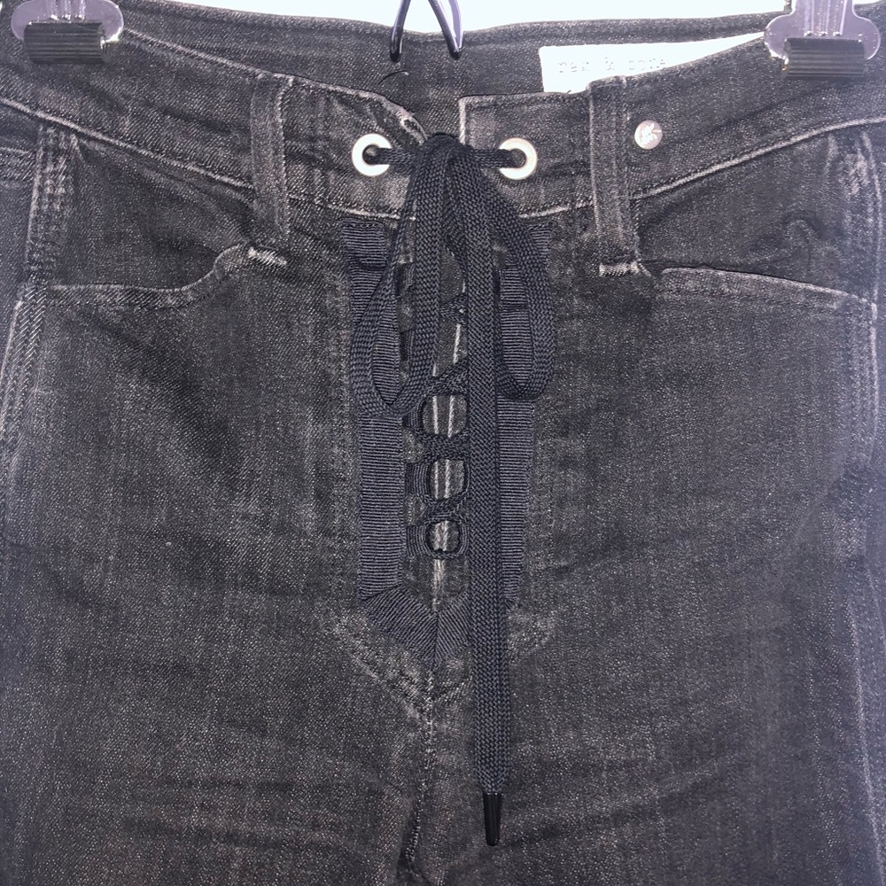 RAG & BONE FRONT LACEUP JEANS